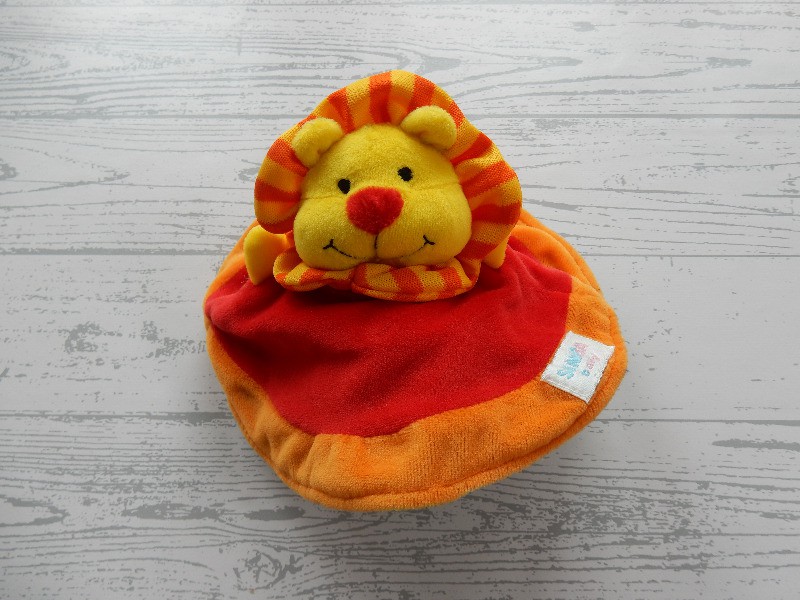 Simba Baby Simba Toys knuffel rammelaar velours leeuw met olifant