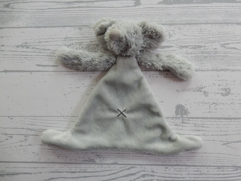 Happy Horse knuffeldoek velours grijs muis Mindy