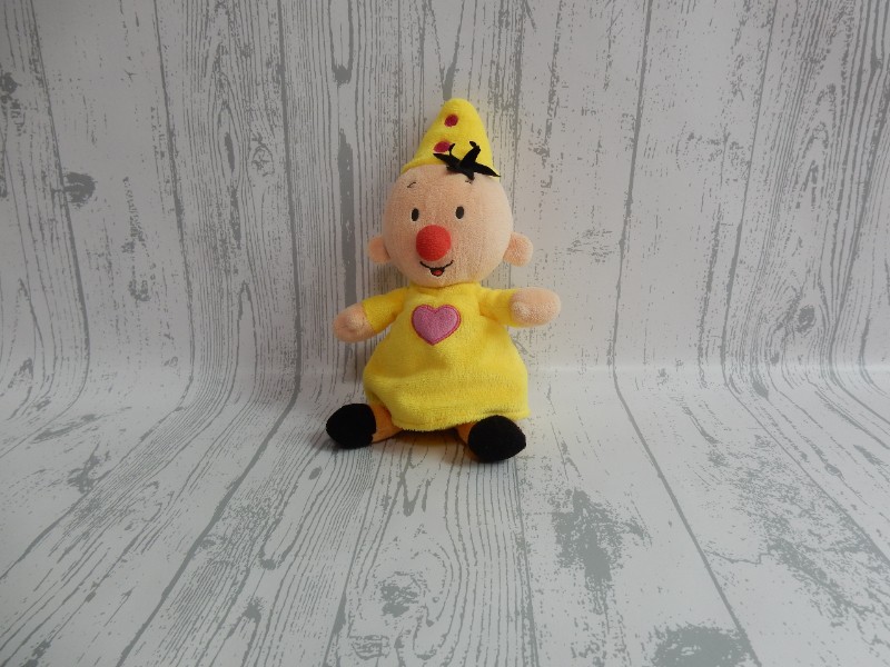 Bumba Studio 100 knuffel pluche velours geel roze 20 cm