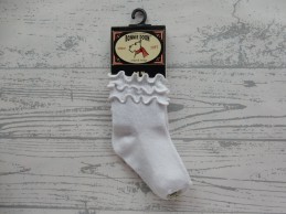 Bonnie Doon Frou Frou sock baby White wit 8-12 maanden