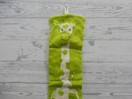 Happy Horse stoffenboek velours groen limegroen giraffe Goffy 2003