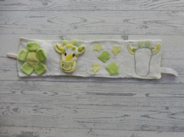 Happy Horse stoffenboek velours groen limegroen giraffe Goffy 2003