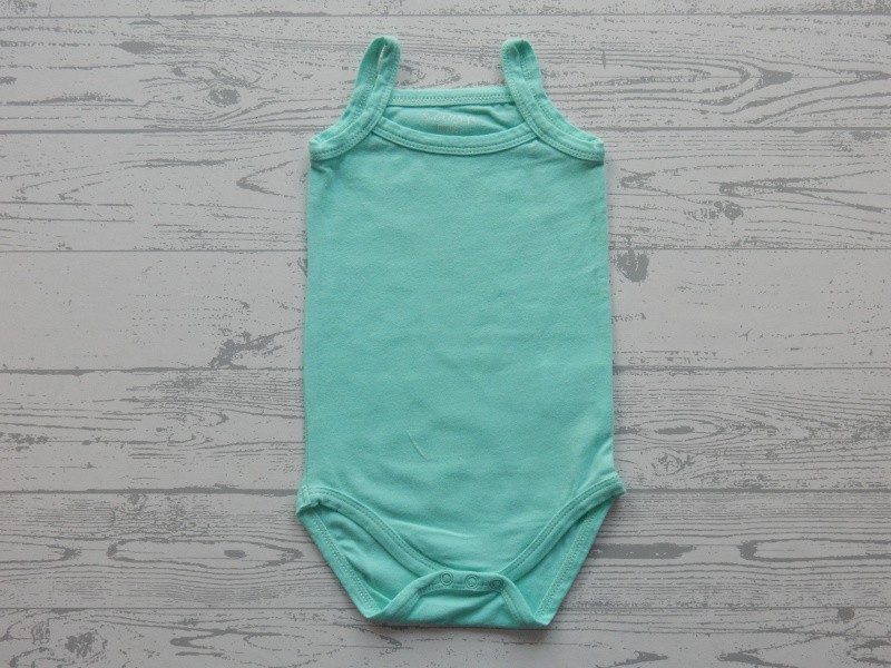 Romper zonder mouw mint groen maat 50-56
