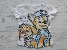 Name it Paw Patrol t-shirt wit Rosa maat 86