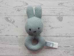 Nijntje knuffel rammelaar gebreid groen green knit