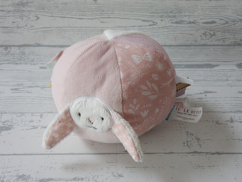 Little Dutch Tiamo bal velours roze konijn