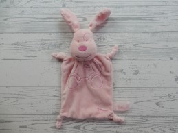 Premaman doudou knuffeldoek velours roze hond