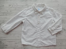 Baby Club baby blouse overhemd wit maat 80