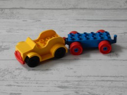 Lego Duplo auto met aanhanger 4880 4883