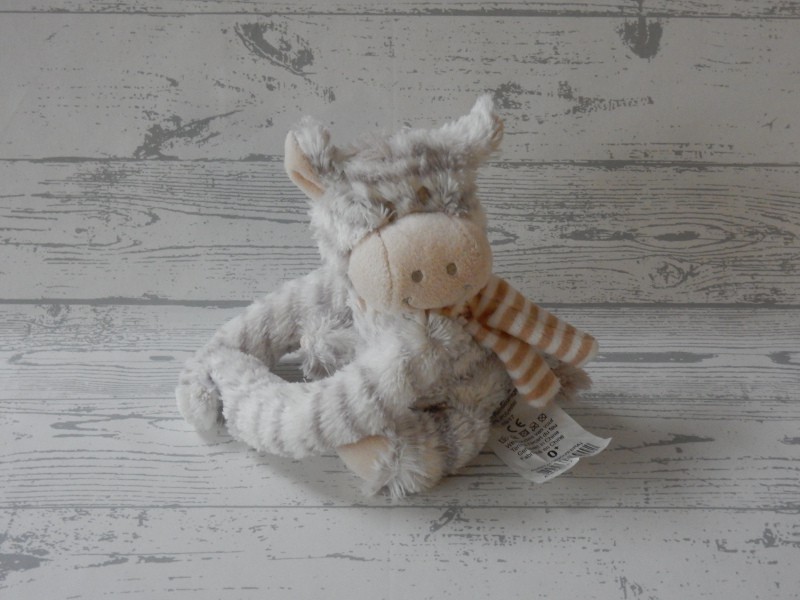 Villa Volance knuffel belours beige wit grijs paard