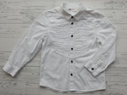 H&M overhemd blouse wit...