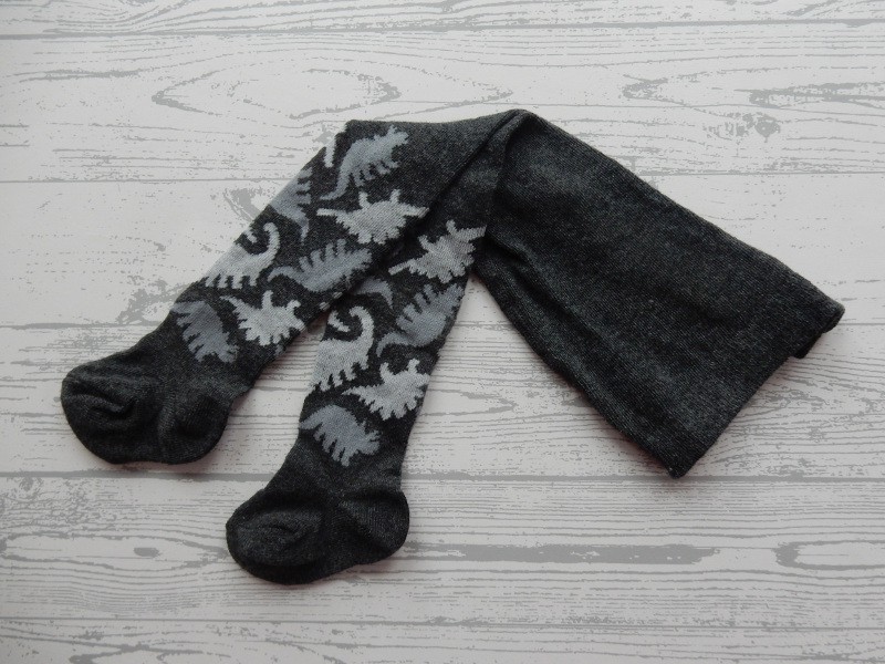 Maillot baby antraciet grijs donkergrijs dino's maat 62-68