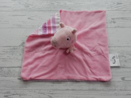 Peppa Pig Sambro knuffeldoek velours roze