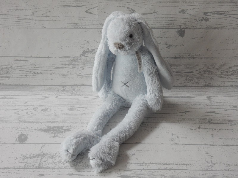 hooi Installeren kraam Happy Horse knuffel velours blauw konijn Rabbit Richie 45 cm