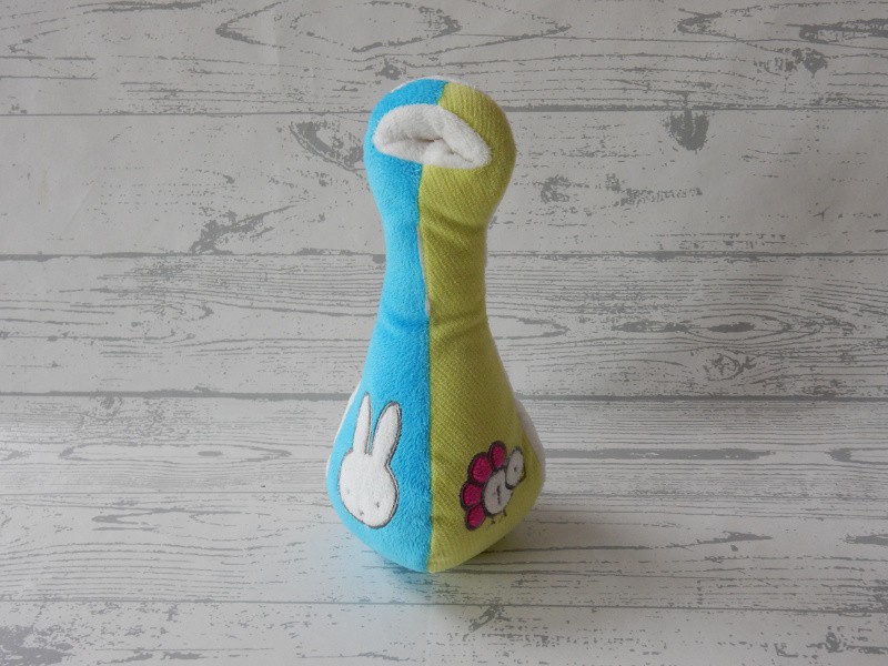 Nijntje Knuffel je Speen velours wit groen blauw nijntje vogel