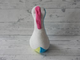Nijntje Knuffel je Speen velours wit groen blauw nijntje vogel