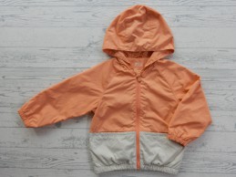 Zara zomerjas utility jas oranje beige maat 98