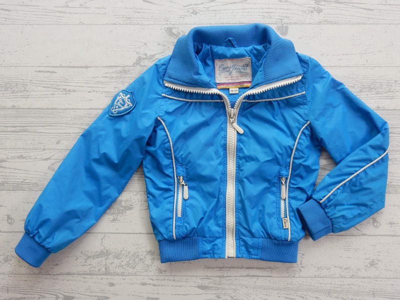 Cars Jeans zomerjas blauw wit Lenta maat 104