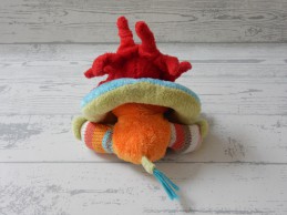 Happy Horse rammelaar velours gebreid blauw oranje rood lion Lars