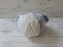 Little Dutch Tiamo bal velours adventure blauw konijn