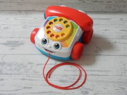 Fisher Price speelgoed telefoon peutertelefoon met trektouw