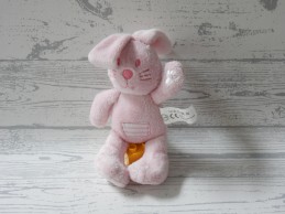 TCM knuffel velours roze konijn