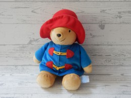 Paddington Kids Gifts knuffel velours bruin rood blauw beer