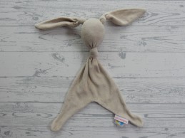 Cottonbaby Babymoon knuffeldoek velours beige bruin konijn