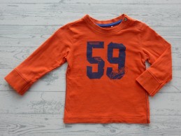 Prenatal longsleeve oranje blauw 59 Athletic maat 80