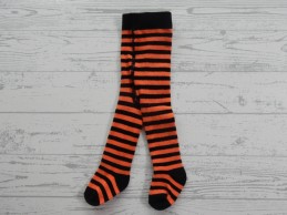 Maillot baby zwart oranje gestreept maat 62