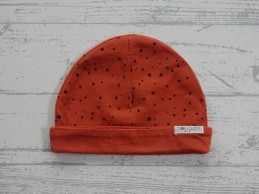 Noppies newborn basic mutsje REV Lynn roodbruin maat 50-56