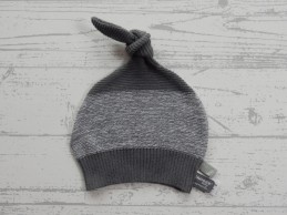 Snoozebaby babymutsje gebreid grijs 1 maat