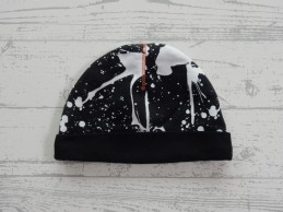 Babymutsje zwart wit 1 maat