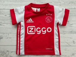 Ajax Adidas baby shirt rood wit Ziggo maat 68