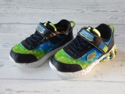 Skechers sneakers zwart blauw lime groen Mega Craft 2.0 maat 25
