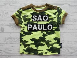 Mini Legends Legends22 t-shirt legergroen lime groen maat 80