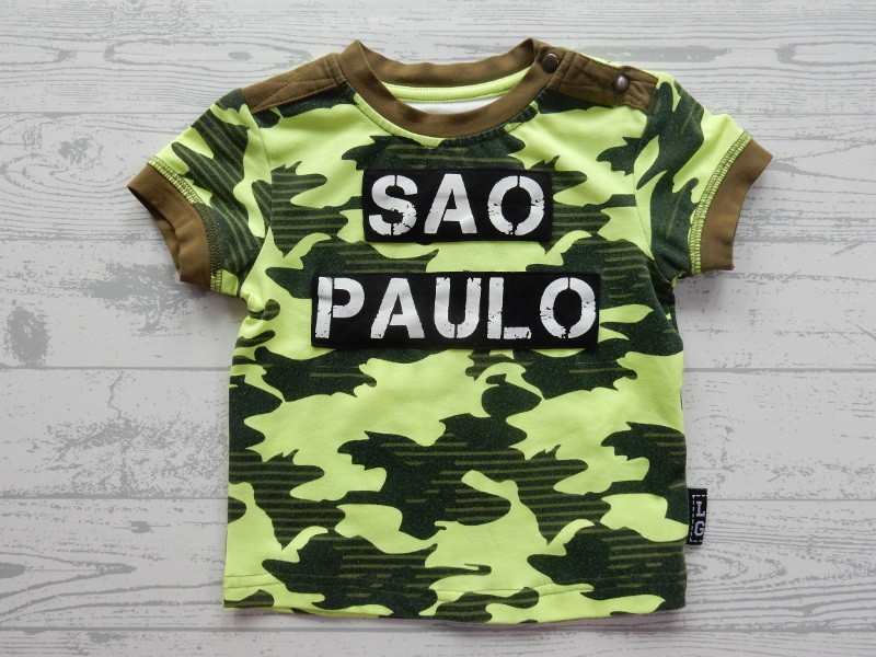 Mini Legends Legends22 t-shirt legergroen lime groen maat 80