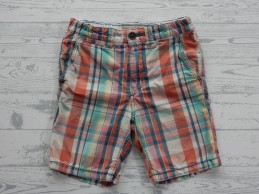 H&M short katoen geruit rood blauw groen geel maat 110