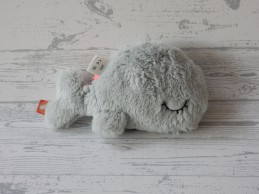 Done by Deer knuffel velours walvis Wally blue