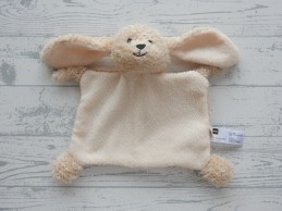 Hema knuffeldoek velours creme fluffy konijn