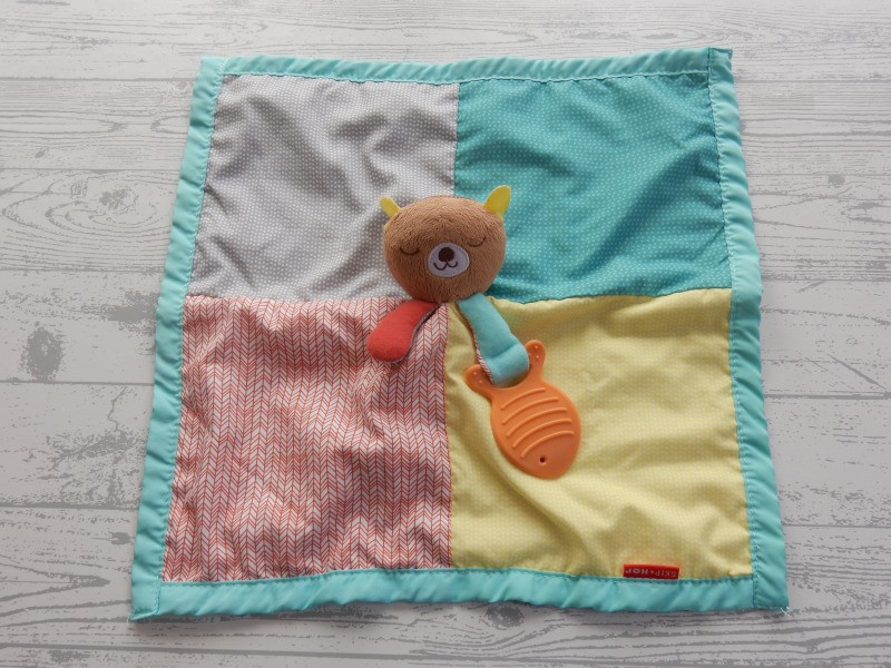 Skip Hop knuffeldoek velours katoen bijtstuk beer Lovey