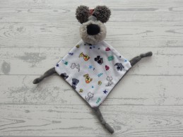 Woezel en Pip knuffeldoek velours tricot vriendjes slaaplekker Woezel