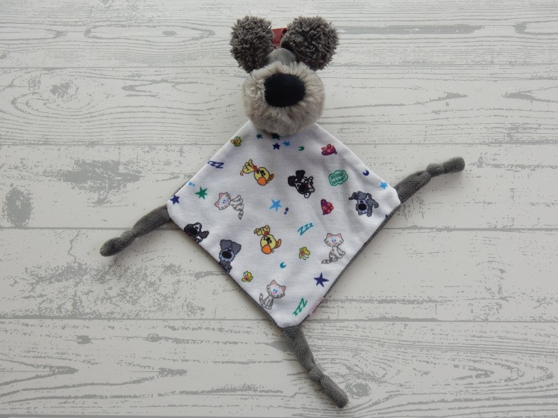 Woezel en Pip knuffeldoek velours tricot vriendjes slaaplekker Woezel