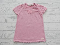Mexx jurkje gebreid roze vlinder maat 68