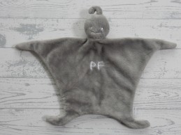 Petit Filou P'tit Filou knuffeldoek velours grijs
