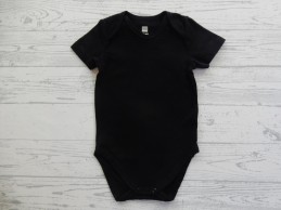 Hema romper korte mouw zwart wit maat 62-68