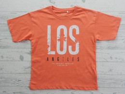Name it t-shirt oranje coral loose top F1 NKMVagno maat 122-128