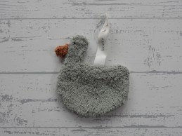 Koeka speendoekje badstof knisper eend Dijon Daily Shadow Green