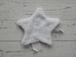 Little Dutch Tiamo speendoekje velours wit bruin taupe wit stipjes Ster