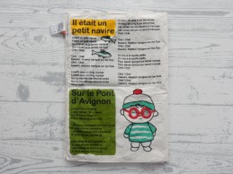 Qukel Speelmaat knisperkrant stoffenboek knisper krant frans